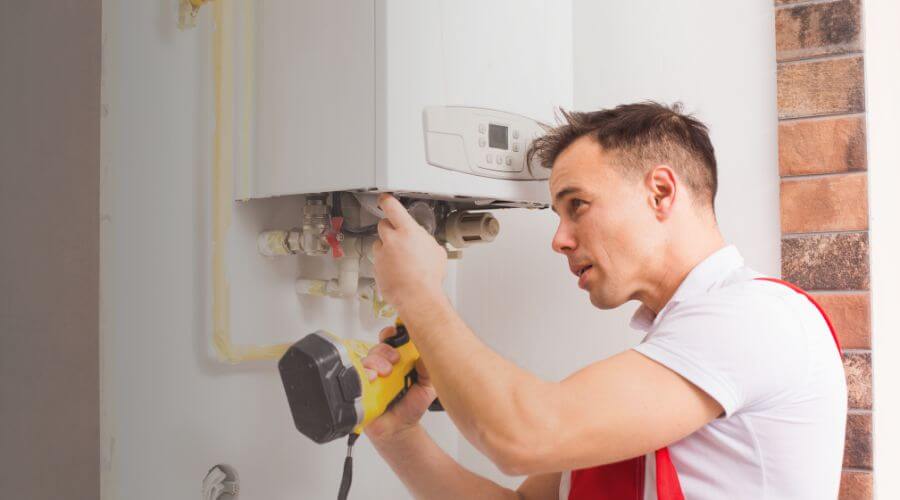 Local tankless water heater installation in Clifton, VA